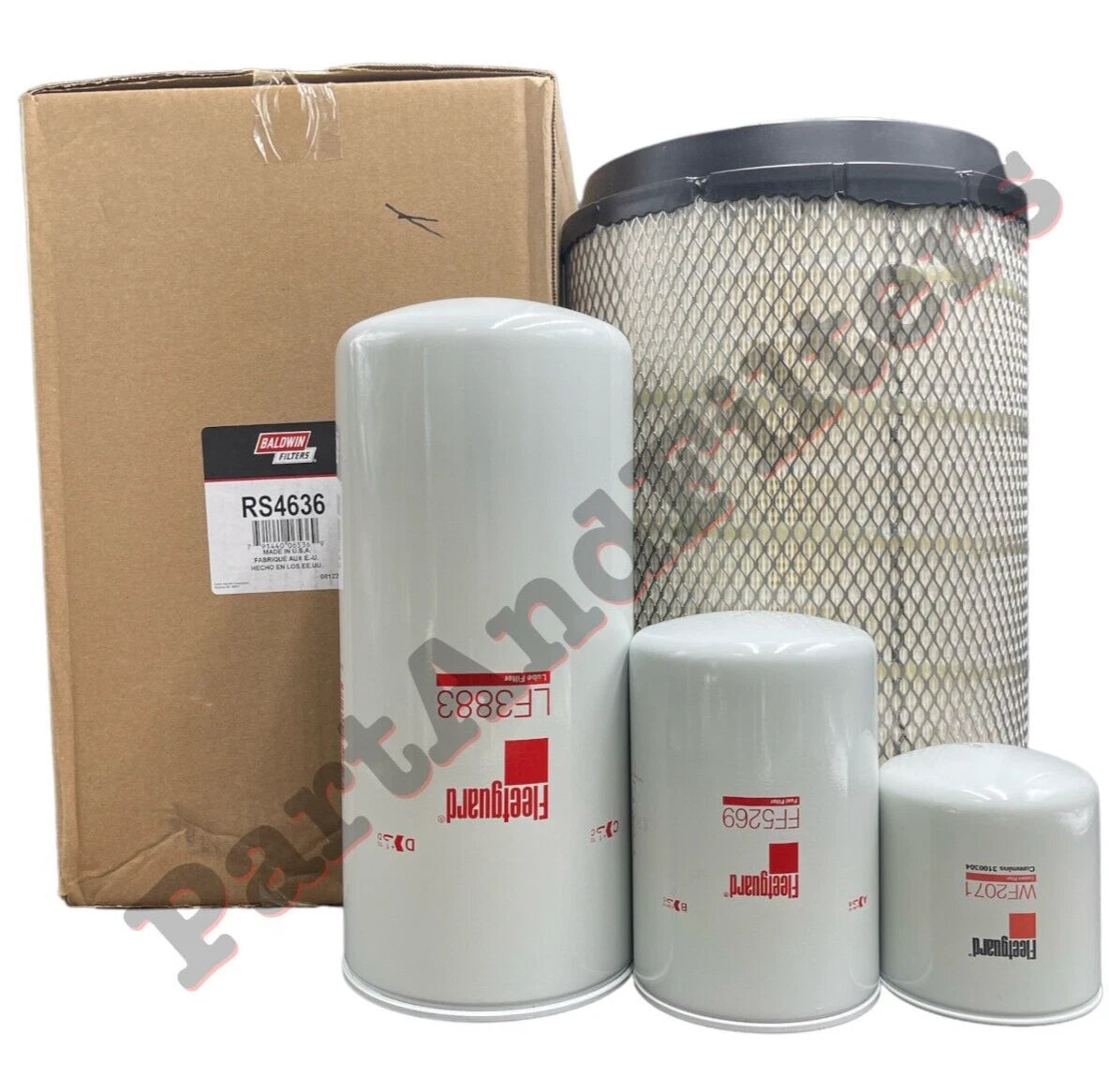 CFKIT Filter Kit For DT466E Donaldson – Lube, Fuel, Air, Coolant, NSSET02, Free Shipping