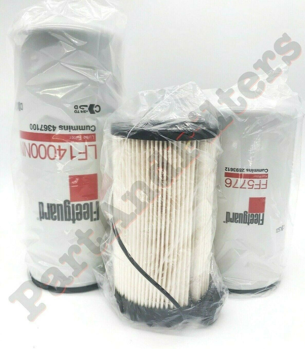 NEW For CUMMINS ISX15 OIL CHANGE KIT LF14000NN, FF5776, 2PACK