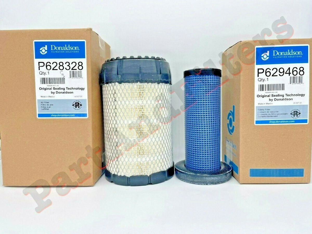 Air Filter Set For Bobcat S630 S650 T630 T650 ( Donaldson P628328 - P629468  )