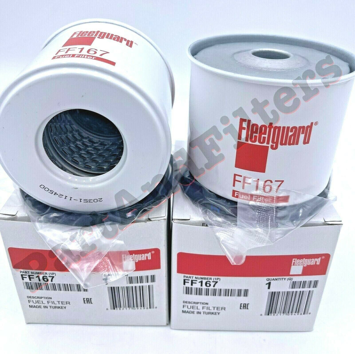 Ff167 Fleetguard Fuel Filter Replaces Perkins 26561117 2 Pack Partandfilters 7242