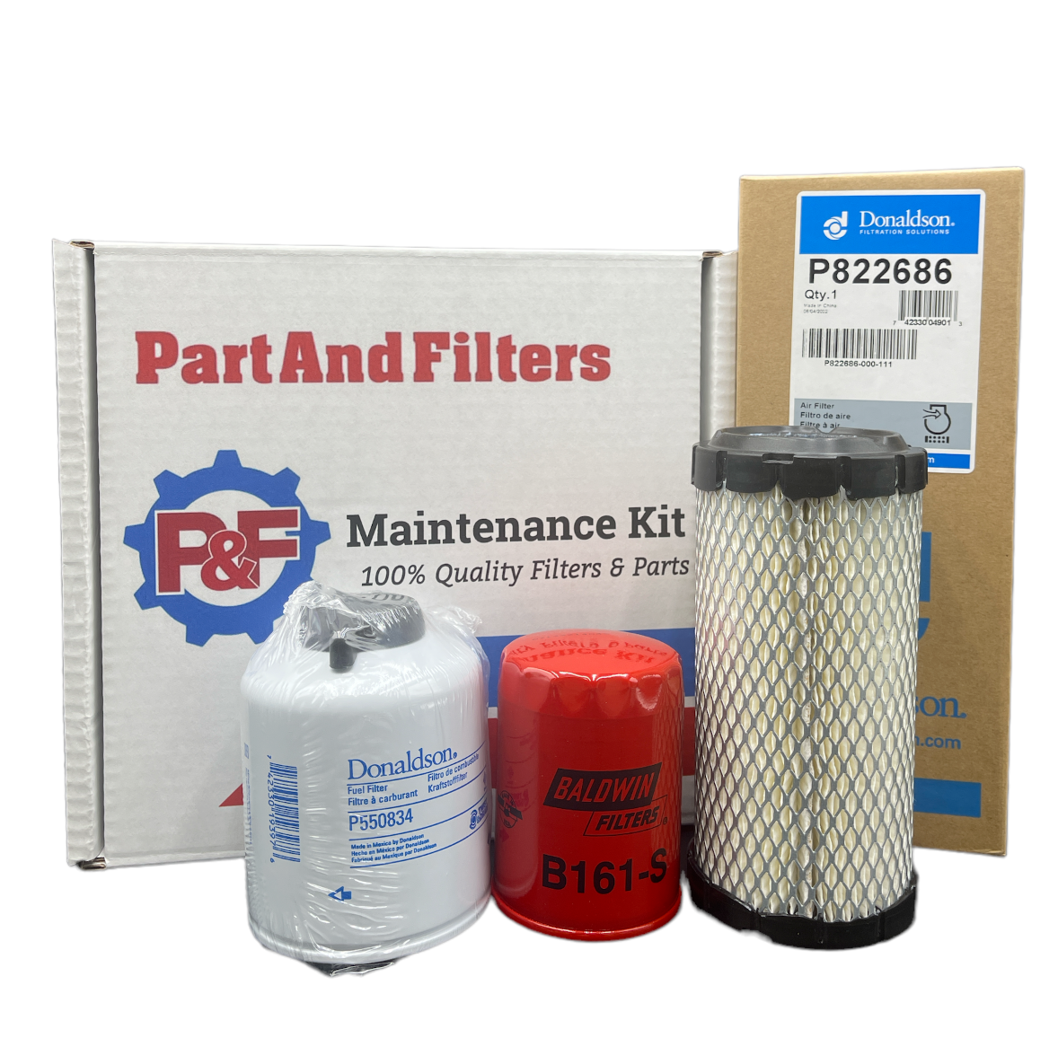 Car Filter Set - Oil, Air, Pollen, Fuel Stock Image - Image Of - View #4