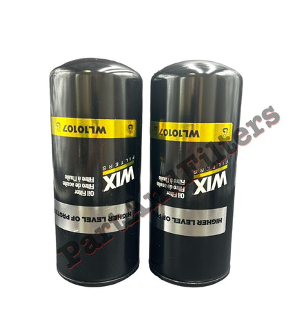 WL10107 Wix Oil Filter For Cummins ISX15 Engines (Pack of 2)