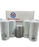 P&F Filter Kit for Volvo D13 Oil Change 51791 x2, WL10106, 33721, 33651
