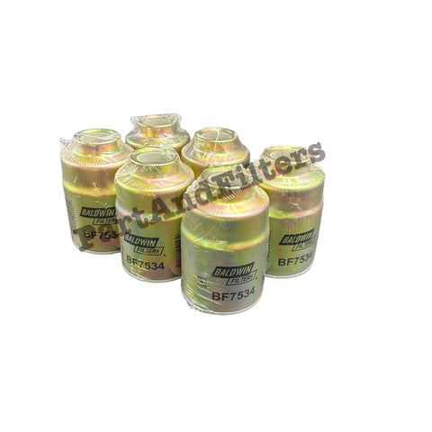 BF7534 Baldwin Fuel Water Separator Filter (Pack of 6)