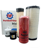 P&F Filter Kit Compatible with CAT 242B Skid Steer