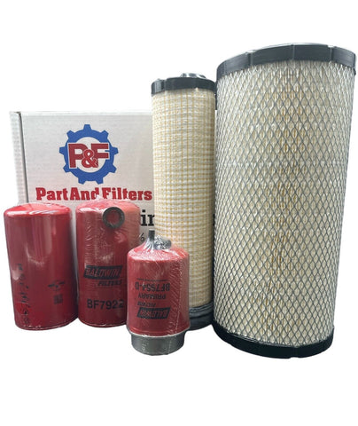 P&F Filter Kit for CASE 580N, 580 Super N & 580SN With 445T/M3 (4.5L)Turbo