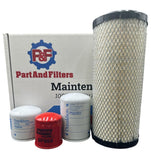 P&F Filter Kit For Takeuchi TL10V2 With Kubota V3307 Engine