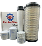 P&F Filter Kit For Takeuchi TL10 With KUB V3800 Turbo Engine.