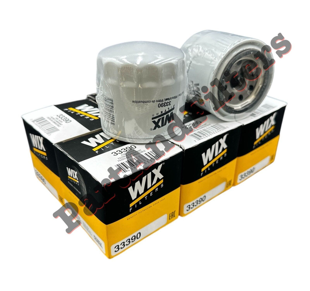 33390 Wix Fuel Filter Replace Allis 2098616; Kubota 15221-43081 (Pack ...