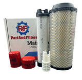 P&F Filter Kit Compatible with Takeuchi TL240 Engine 4TNV98T