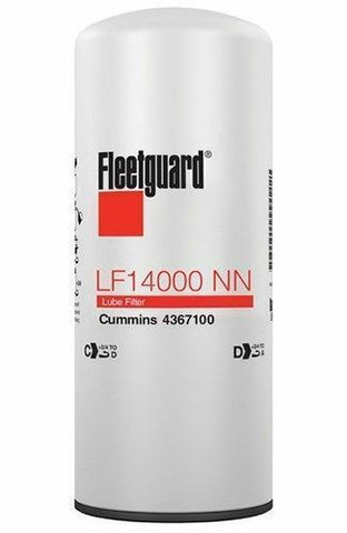 Fleetguard LF14000NN Oil Filter Cummins 4367100 (12 PACK)