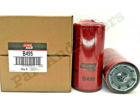 Baldwin B495 Oil filter (Pack Of 6)