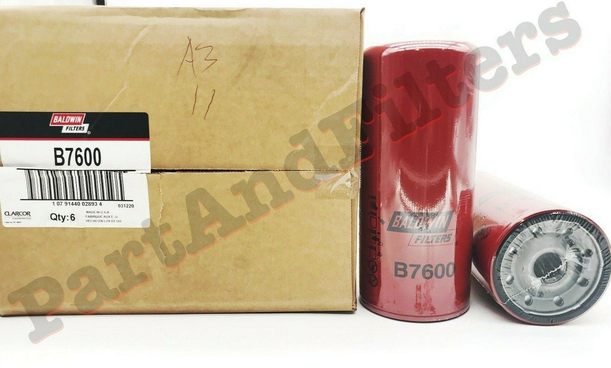 B7600 Baldwin Engine Oil Filter (Pack of 2) – PartAndFilters