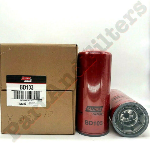 Baldwin BD103 Engine Oil Filter (Pack of 6) Free Expedited Shipping