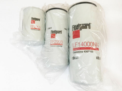 CUMMINS ISX OIL CHANGE KIT LF14000NN FF2200 FF2203 FILTERS - Foto 2