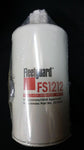 FS1212 Fleetguard Fuel/Water Separator Spin-On Filter (Pack of 3)