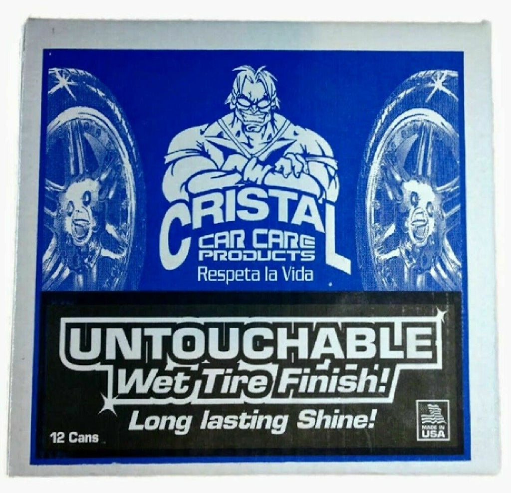 CRISTAL UNTOUCHABLE WET TIRE FINISH 13 OZ (Pack of 6 or 12 Cans) –  PartAndFilters