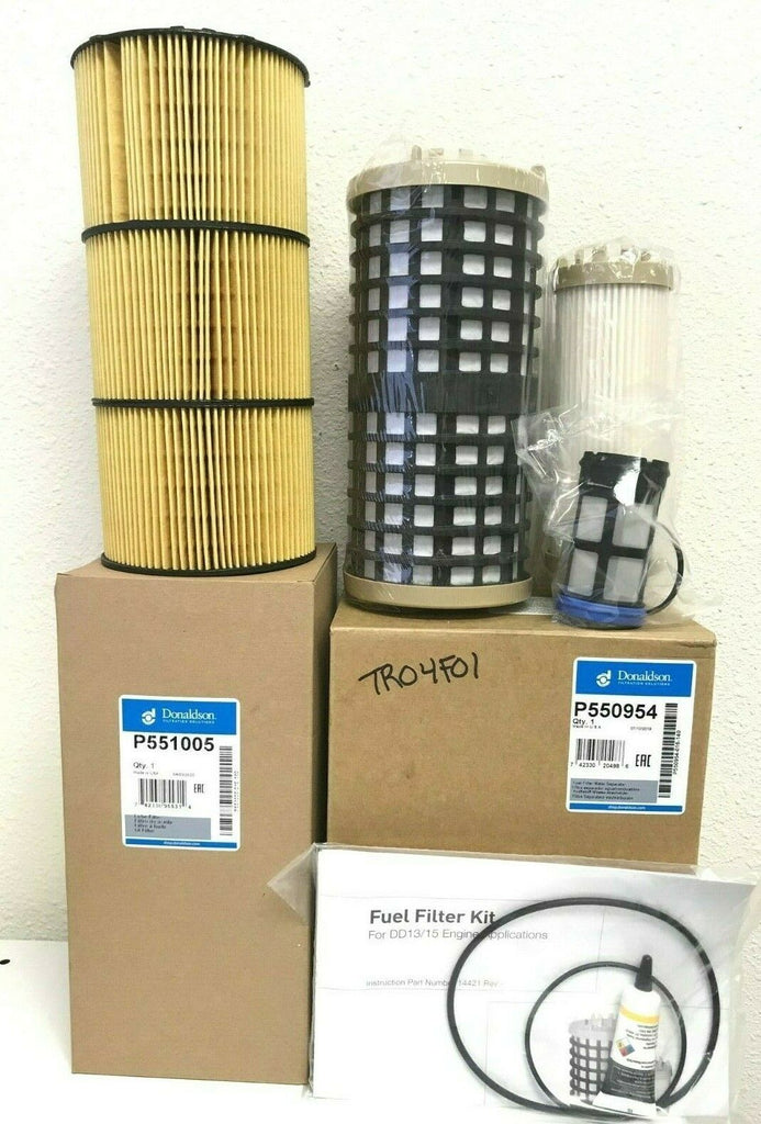 thumbnail image 2 of Donaldson DD13/DD15/DD16 Oil & Fuel Filter Kit – 3 Filters, Direct Fit For Detroit Diesel 2 of 6