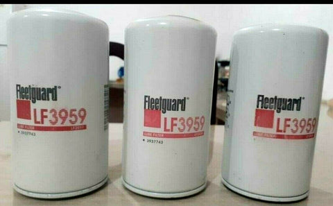 LF3959 Fleetguard Oil Lube Filter - Cummins Replacement Part (Pack of 3)