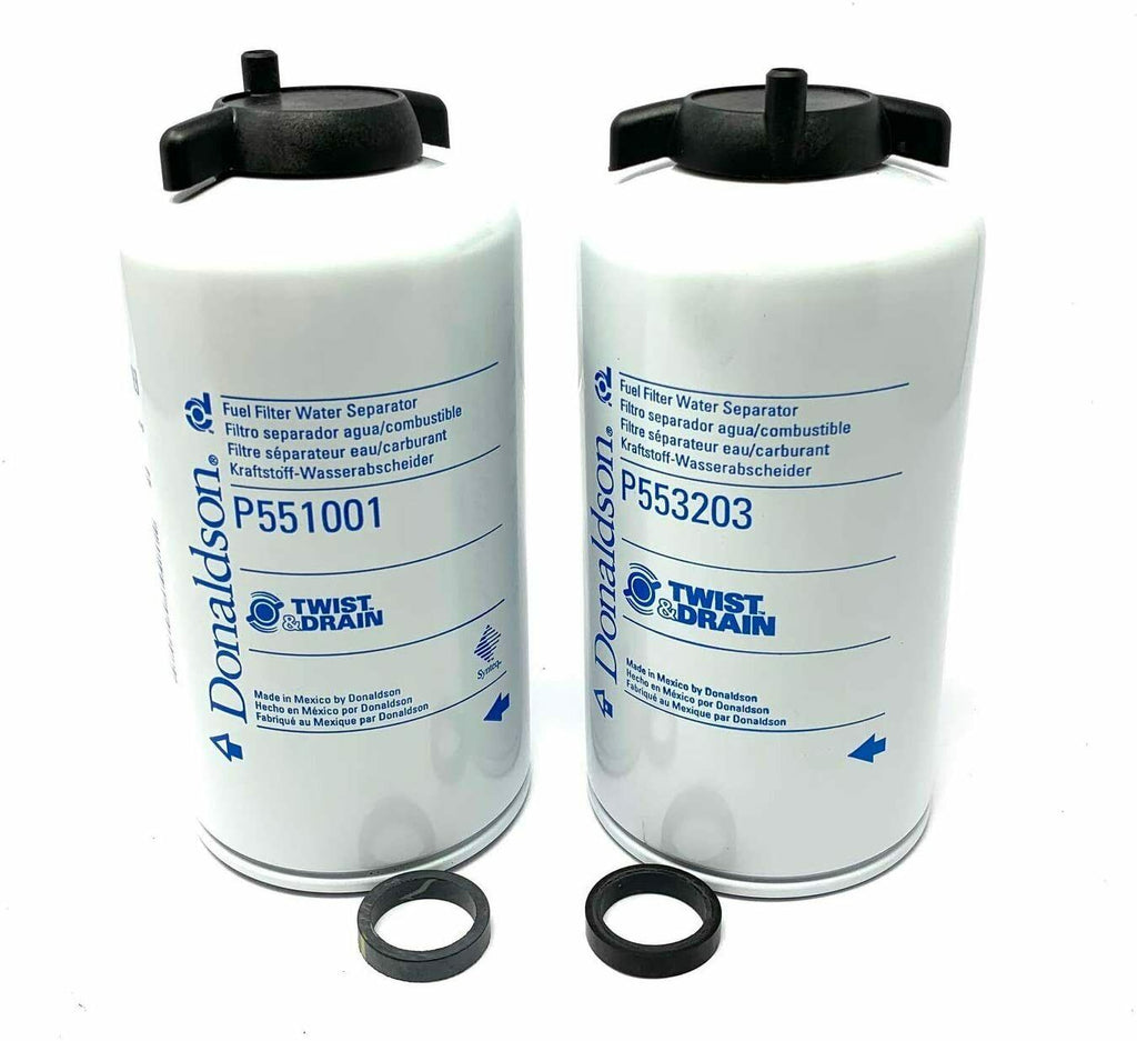 Fass Replacement Fuel Filter & Water Separator Grey Titanium Series (2 Sets)