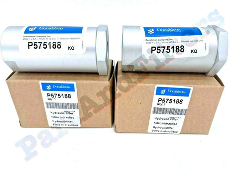 P575188 Donaldson Hydraulic Filter, In-Line Replaces 6661022 and KV13414 (2Pack)