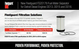 Fleetguard FS20176 Fuel/Water Separator DDE R61709 (Pack of 2)