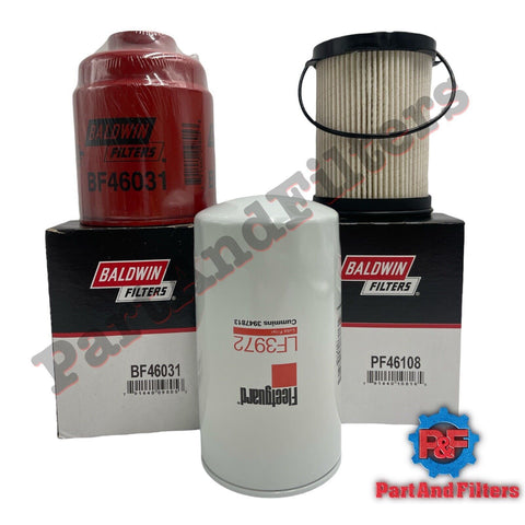 2013-2018 RAM 2500 3500 4500 6.7L Cummins Filter Kit Oil, Water Sep, Fuel