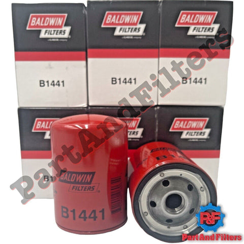 Baldwin B1441 Oil Filter Replaces GMC 97214983 (Pack of 6 )