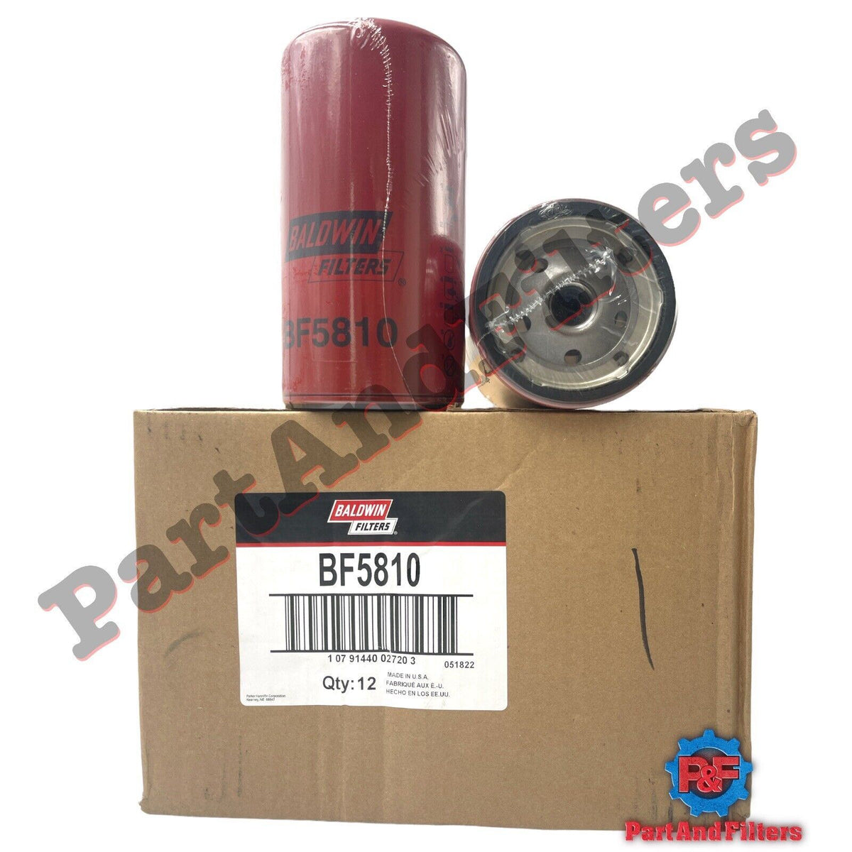 Baldwin BF5810 Fuel Spin-on Filter X6 23518482 P556916 (Pack of 12 ...