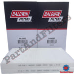 PA4985 Cabin Air Filter Baldwin (Pack of 2)