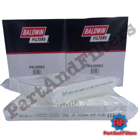 Baldwin PA30093 Cabin Air Filter (Pack of 2) Fits Kenworth T680, Peterbilt 579