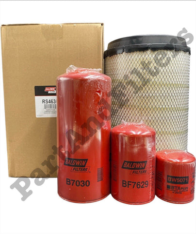 P&F Filter Kit Fits International DT466E   (Lube-Fuel-Air-Coolant)
