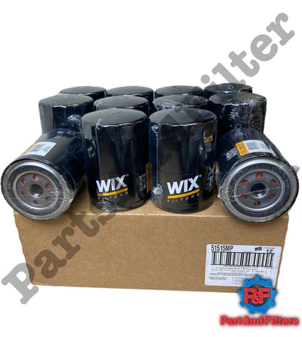 Wix 51515MP Oil Filter Replace Case A146696, Ford B7A-6714-A  (Pack of 12)