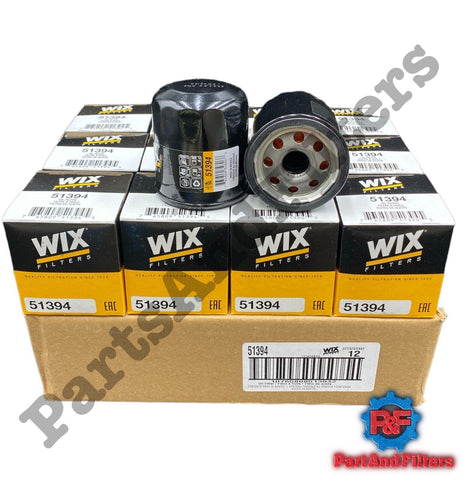 Wix 51394 Oil Filter Replace GMC 25161880, Toyota 90915-03001 (12Pack)