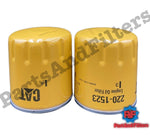 Caterpillar 2201523 220-1523 Engine Oil Filter High Efficiency (Pack of 2)