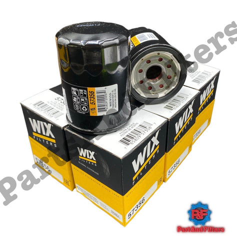 57356 Wix Engine Oil Filter Replace Chrysler MD135737; Ford F32Z-6731-A (6Pack)