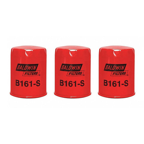 B161-S Baldwin Oil Filter, B161S  ( Pack of 3 )