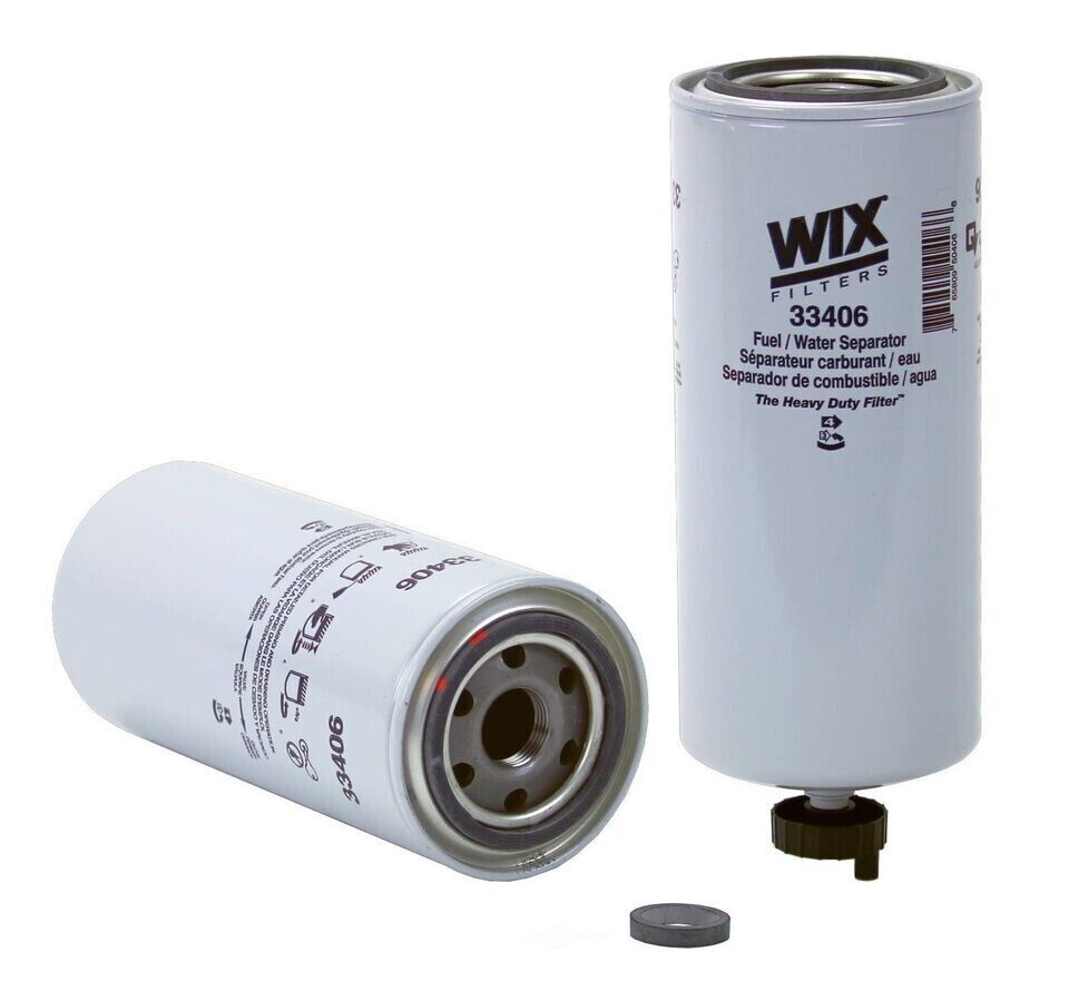 33406 WIX Fuel Water Separator Filter Replace FS1000 BF1259 (Pack of 2 ...
