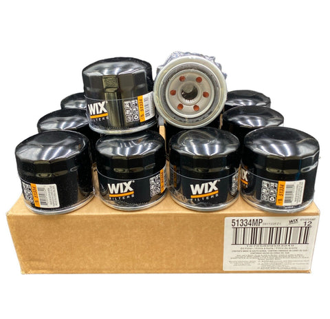 Wix 51334 Oil Filter Replace Kubota 15241-39092, Yanmar 1196-6035150 (12Pack)