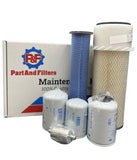 P&F Maintenance Filter Kit for CASE 580K Loader Backhoes